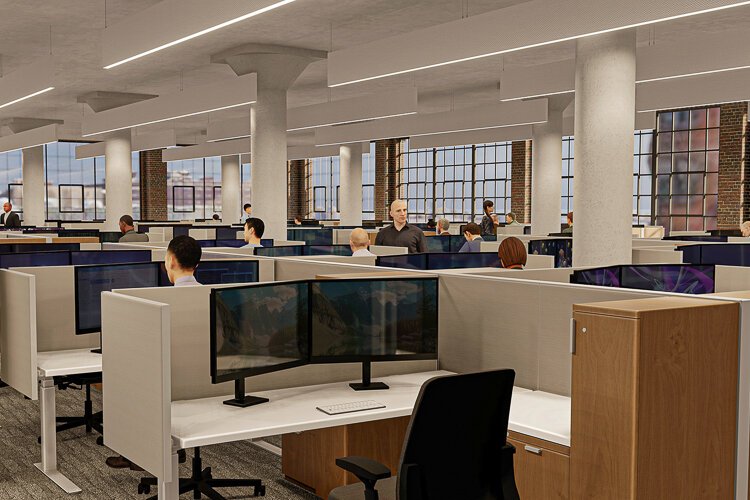 CrossCountry Mortgage interior office rendering